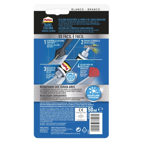 Pattex Baño Cocina Blanca 50ml